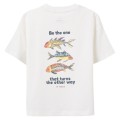 Zippy - Camiseta de manga corta de jersey blanco con estampado para niño