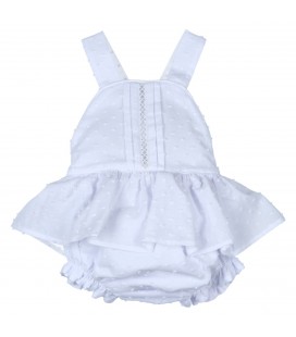 Popys - Pichi Bebé plumeti blanco