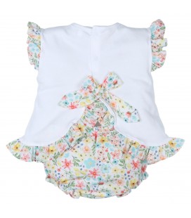 Popys - Conjunto Bebé Volantes y flores
