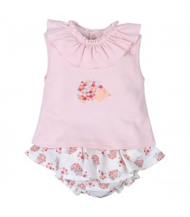 Popys - Conjunto Bebé Rosa Erizos