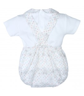 Popys - Conjunto Bebé Peto y Blusa Estrellas