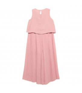 Abel&Lula - Conjunto pantalon largo plisado Rosa