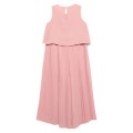 Abel&Lula - Conjunto pantalon largo plisado Rosa