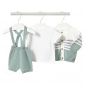 Mayoral Newborn - Conjunto Bebé pantalon corto tricot color Menta