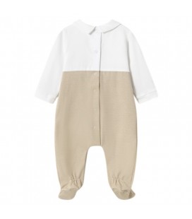 Mayoral Newborn - Pelele largo cuello para bebé color Frappe