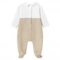 Mayoral Newborn - Pelele largo cuello para bebé color Frappe