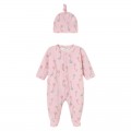 Mayoral Newborn - Pelele largo con gorro para bebé color Rosa baby