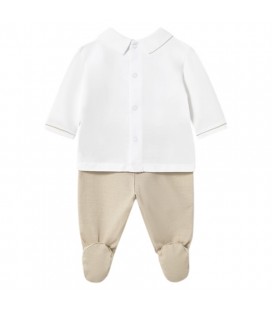Mayoral Newborn - Conjunto polaina cuello para bebé color Frappe