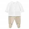 Mayoral Newborn - Conjunto polaina cuello para bebé color Frappe