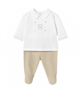 Mayoral Newborn - Conjunto polaina cuello para bebé color Frappe