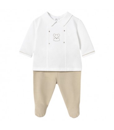 Mayoral Newborn - Conjunto polaina cuello para bebé color Frappe