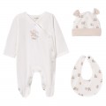 Mayoral Newborn - Set de regalo pijama para bebé color Natural