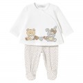 Mayoral Newborn - Conjunto polaina para bebé color Galleta