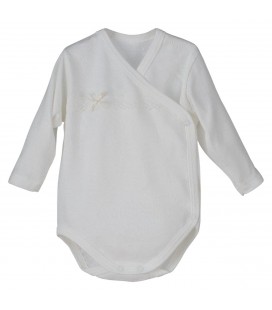 Calamaro Baby - Body cruzado manga larga ceremonia