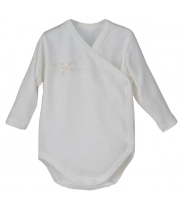 Calamaro Baby - Body cruzado manga larga ceremonia