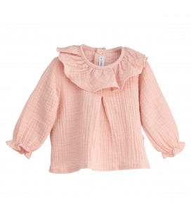 Calamaro Baby - Camisa gasa Kore Color Nude