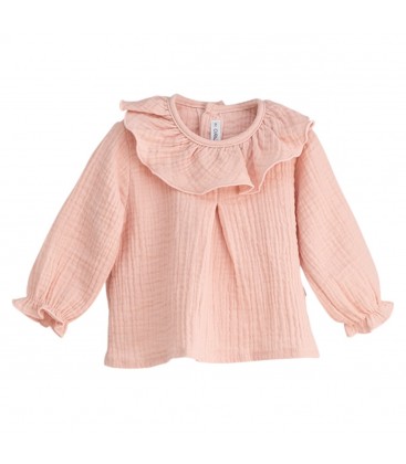 Calamaro Baby - Camisa gasa Kore Color Nude
