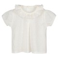 Calamaro Baby - Camisa Plumeti Manga Corta Color Crudo