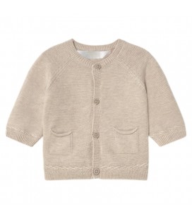 Mayoral Newborn - Cardigan tricot Bebé color Avena vigoré