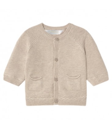 Mayoral Newborn - Cardigan tricot Bebé color Avena vigoré