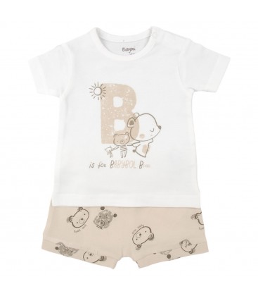 Babybol - Conjunto osito beige