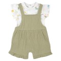 Babybol - Peto verde con camiseta estampada