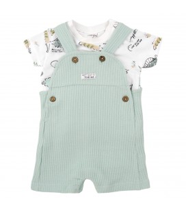 Babybol - Peto de punto con camiseta dinosaurios