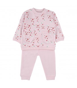 Babybol - Chándal rosa con jirafas