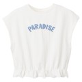 Zippy - Camiseta Paradise Acanalada para niña