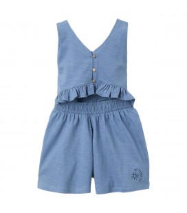 Zippy - Peto corto azul para niña