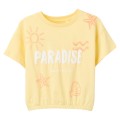Zippy - Camiseta amarilla Paradise para niña