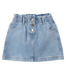 Zippy - Falda vaquera azul claro para niña