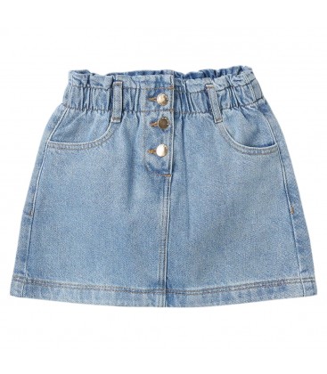 Zippy - Falda vaquera azul claro para niña