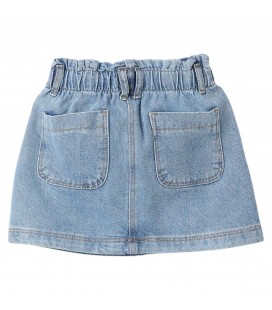 Zippy - Falda vaquera azul claro para niña