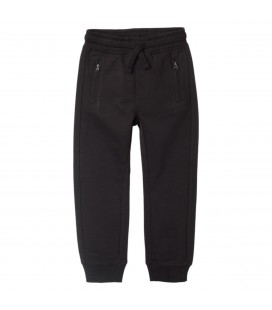 Zippy - Pantalón de felpa negro para niño