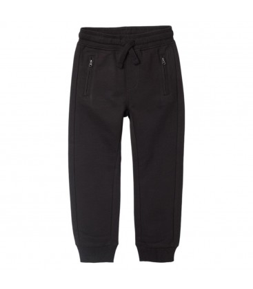 Zippy - Pantalón de felpa negro para niño