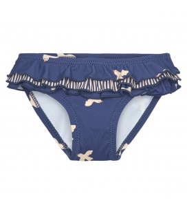 Waterlemon - Culetín Niña Azul Con Estampado De Aves