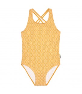 Waterlemon - Bañador Niña Amarillo Estampado