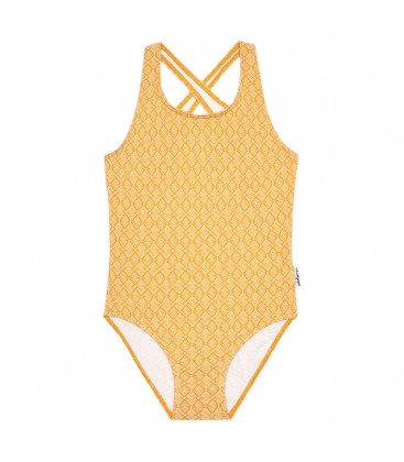 Waterlemon - Bañador Niña Amarillo Estampado