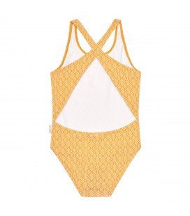 Waterlemon - Bañador Niña Amarillo Estampado