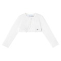 Mayoral - Bolero Tricot Basico Blanco Para Bebé Niña