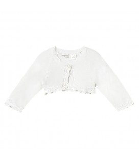 Mayoral Newborn - Rebeca Bebé tricot basica color Blanco