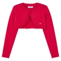 Mayoral - Bolero Tricot Basico Rojo Para Niña