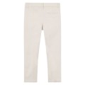 Mayoral - Pantalon Chino Sarga Basico Hueso Para Niño