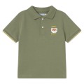 Mayoral - Polo Manga Corta Apliques Salvia Para Bebé Niño