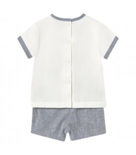 Mayoral Newborn - Conjunto Bebé pantalon corto color Star