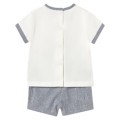 Mayoral Newborn - Conjunto Bebé pantalon corto color Star