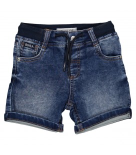 Birba - Bermuda de Sudadera, Efecto Denim Elástico - Corte Relajado