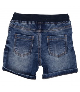 Birba - Bermuda de Sudadera, Efecto Denim Elástico - Corte Relajado