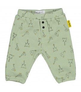 Birba - Pantalón de Tejido Fantasía en Relieve - Corte Relajado